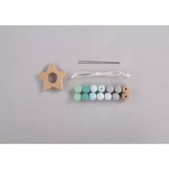 Anillo de Agarre de Madera Estrella Menta Rayher