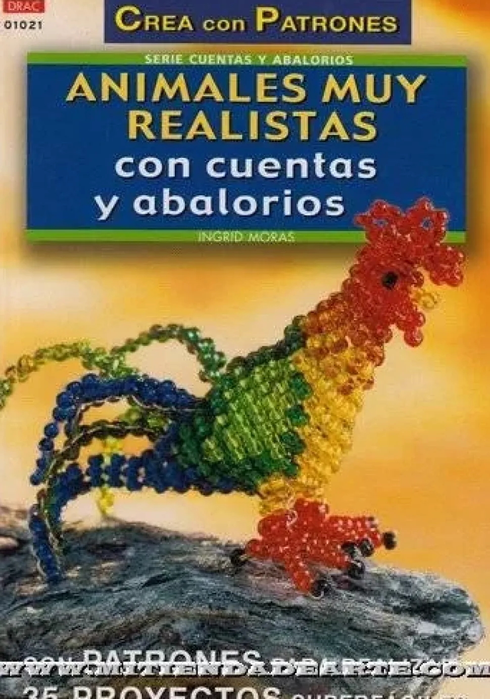 Animales muy realistas con cuentas y abalorios