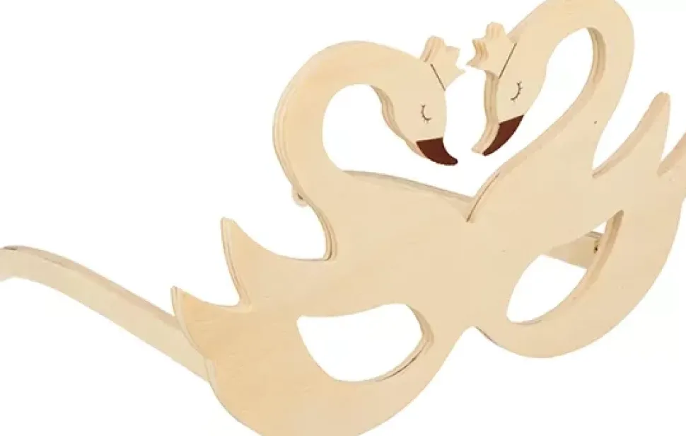 Antifaz de Madera Cisnes Artemio