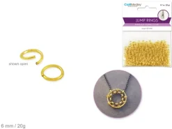 Arandelas Doradas MultiCraft 6mm