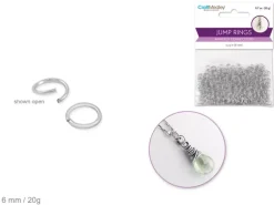 Arandelas Plateadas MultiCraft 6mm