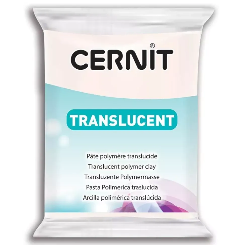 Arcilla polimérica Cernit Translúcido Blanco 56g