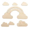 Arcoiris y Nubes de madera Rayher