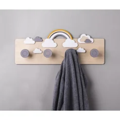 Arcoiris y Nubes de madera Rayher