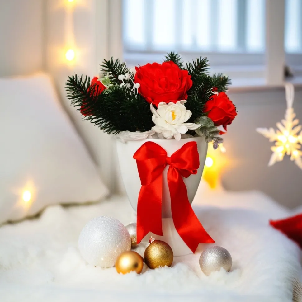 Arreglo floral Christmas Flowers Fabrika Decoru