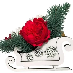 Arreglo floral Christmas Sleigh Fabrika Decoru