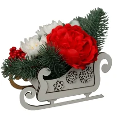 Arreglo floral Christmas Sleigh Fabrika Decoru