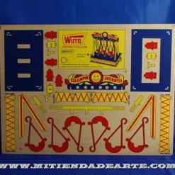 Balancines-17 Kits Recortables Serigrafiados de Marquetería 4010-17