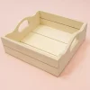 Bandeja de Madera con Asas Artiwood 16x16,5cm