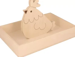 Bandeja de Madera con Gallina Les Poulettes Artemio