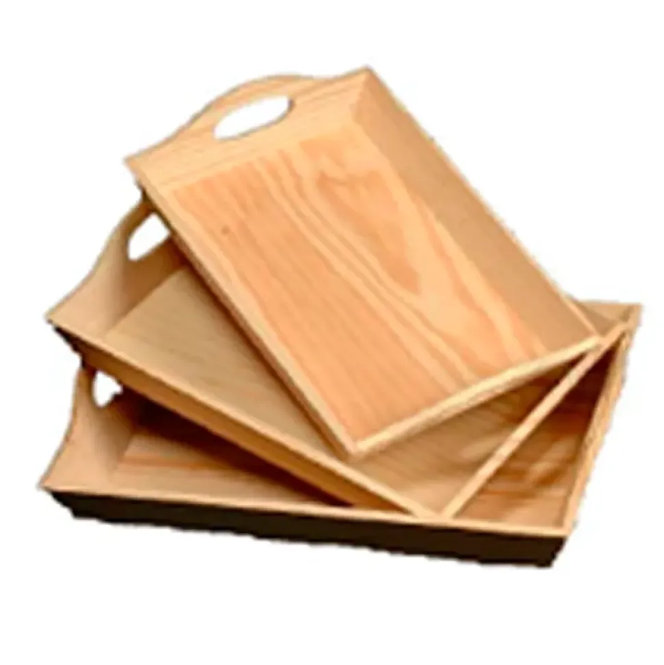 Bandeja de madera grande Artiwood 35x26cm