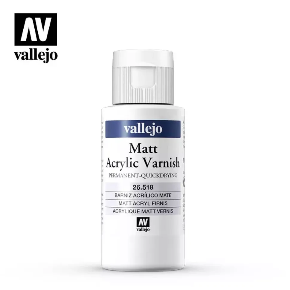 Barniz 518 mate permamente Artist Vallejo 60ml