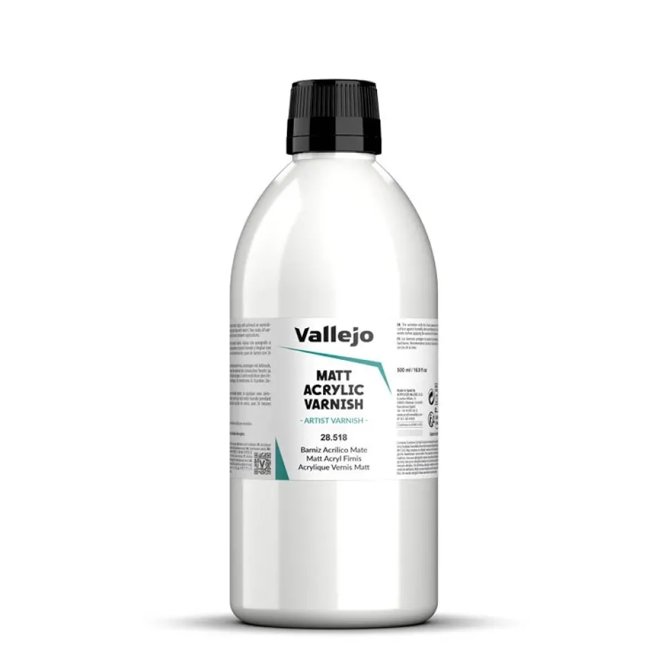 Barniz 518 mate permamente Artist Vallejo 500ml