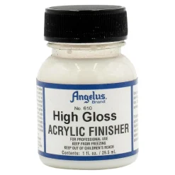 Barniz acrílico acabado brillo intenso para cuero 610 Angelus 29,5ml