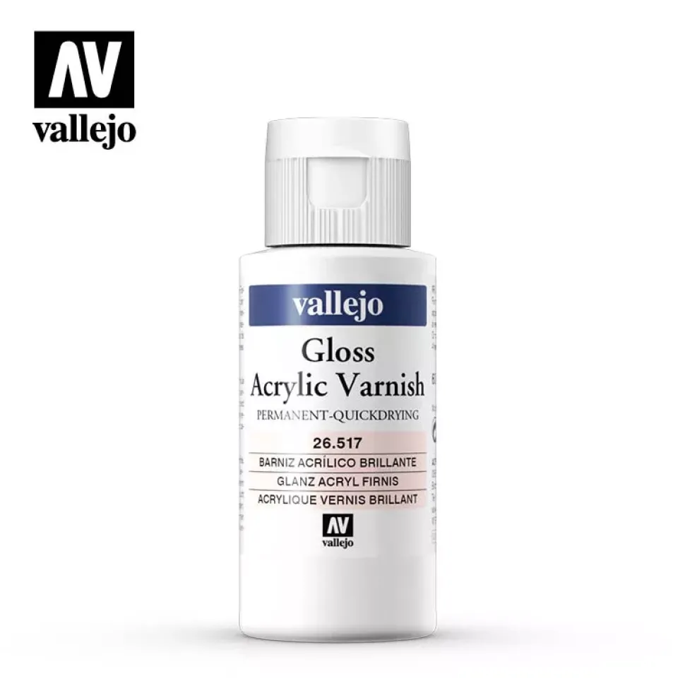 Barniz Acrílico Permanente Brillante Vallejo 60ml