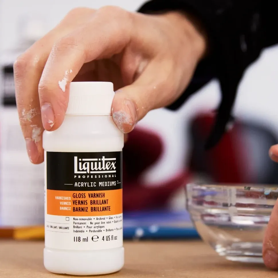 Barniz acrílico profesional brillante Liquitex