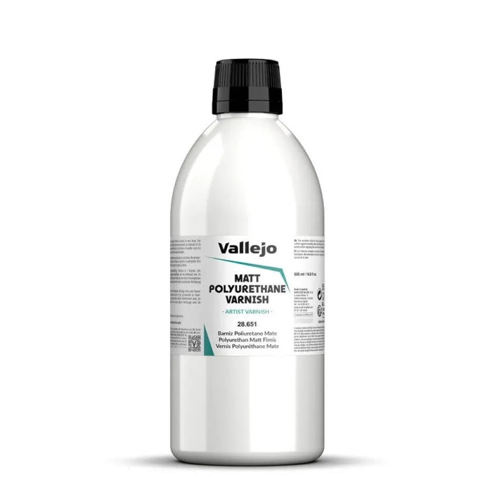 Barniz poliuretano 651 mate Artist Vallejo 500ml