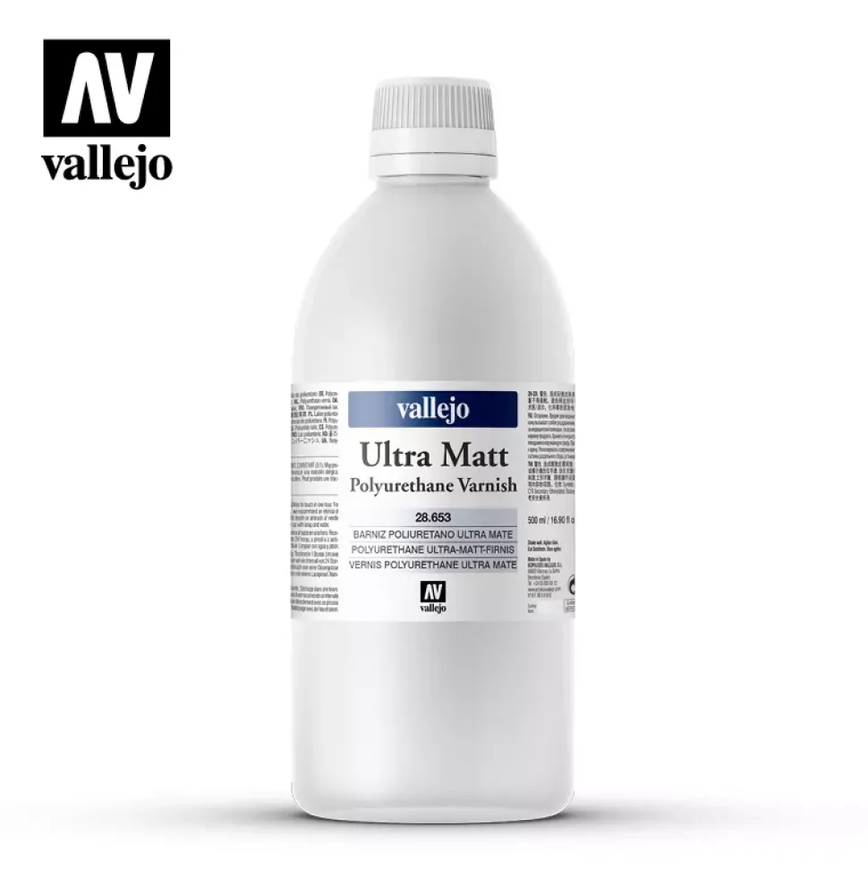Barniz poliuretano 653 ultra mate Artist Vallejo 500ml