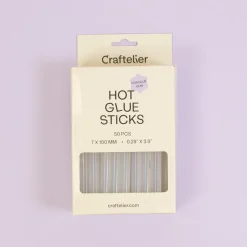 Barras de silicona termofusible 50 piezas Craftelier