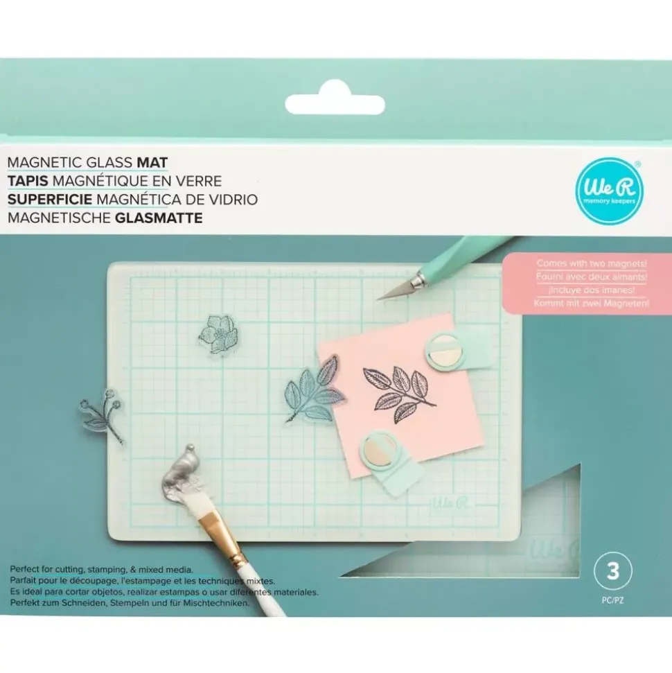 Base de Corte de Cristal Magnética We R Memory Keepers 23x15cm