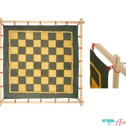 Bastidor madera para pintar seda (hasta 95x95 cm)