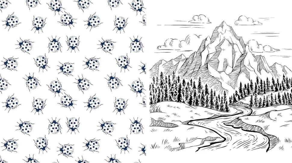 Beautiful Nature Coloring Book