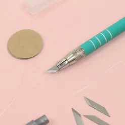 Bisturí de precisión turquesa Craftelier