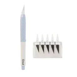 Bisturí TrueControl Blue con 5 Cuchillas Cricut