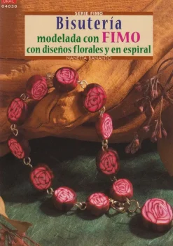 Bisutería Modelado con Fimo con diseños florales y en espiral 04030