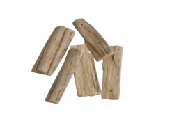 Bloques de madera rústica