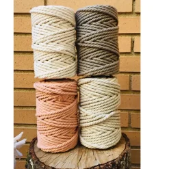 Bobina de Algodón de Macramé Maquillaje 5mm