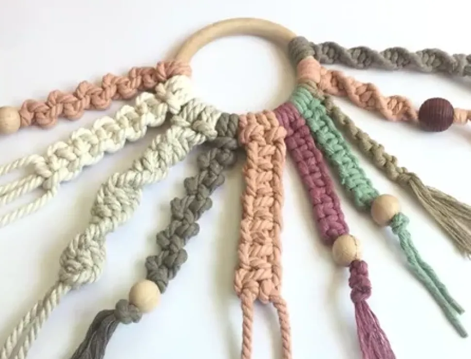 Bobina de Algodón de Macramé Maquillaje 5mm