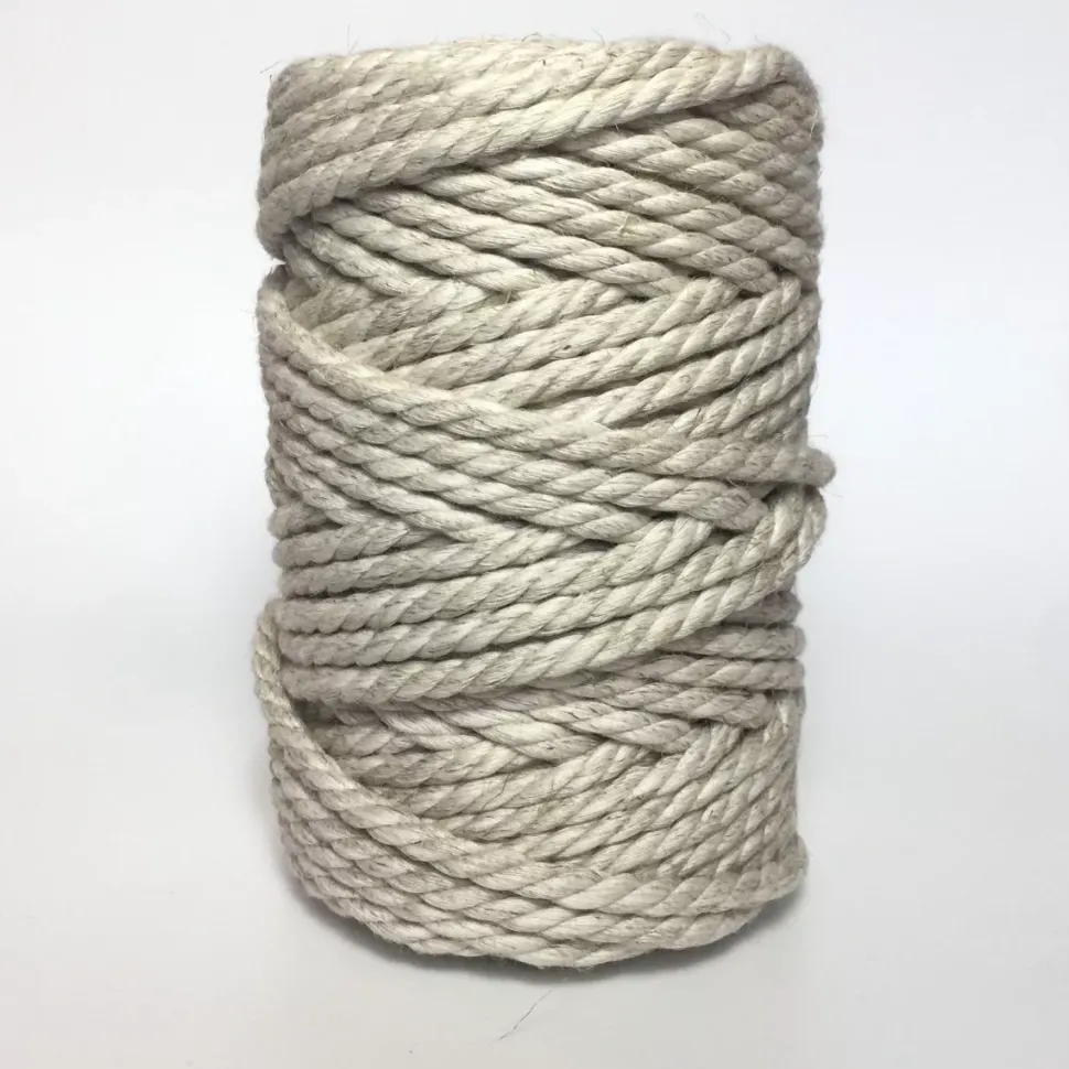 Bobina de Algodón de Macramé Lino 5mm