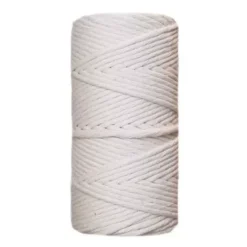Bobina de Algodón de Macramé Crudo 3mm