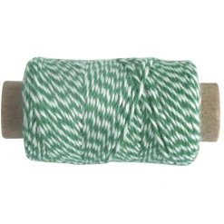Bobina de Hilo Verde y Blanco Rayher 35m