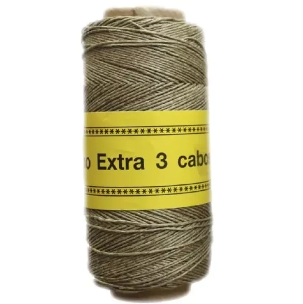 Bobina Lino Encerado 3 cabos Natural CasaSol 180m