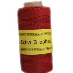 Bobina Lino Encerado 3 cabos Rojo CasaSol 180m