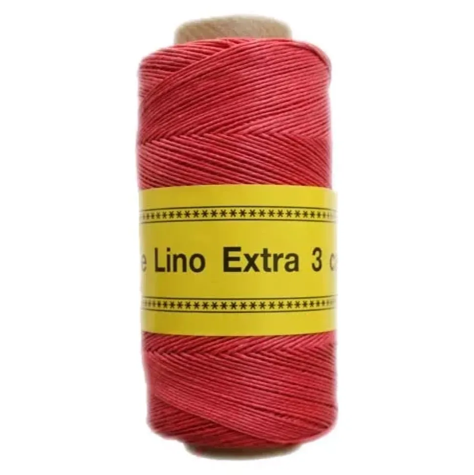 Bobina Lino Encerado 3 cabos Fucsia CasaSol 180m