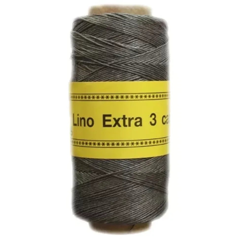 Bobina Lino Encerado 3 cabos Gris CasaSol 180m