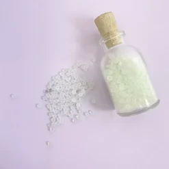 Bolas de cristal blancas 3mm