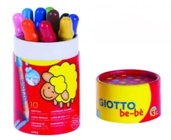 Bote 10 Super Lápices de Colores Be-bè Giotto