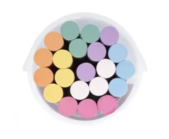 Bote 21 tizas jumbo colores surtidos Jovi