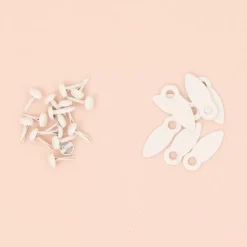 Brads y Botones de Giro Blanco Craftelier