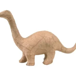 Brontosaurio de papel maché Décopatch