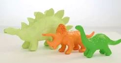 Brontosaurio de papel maché