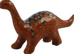 Brontosaurio de papel maché
