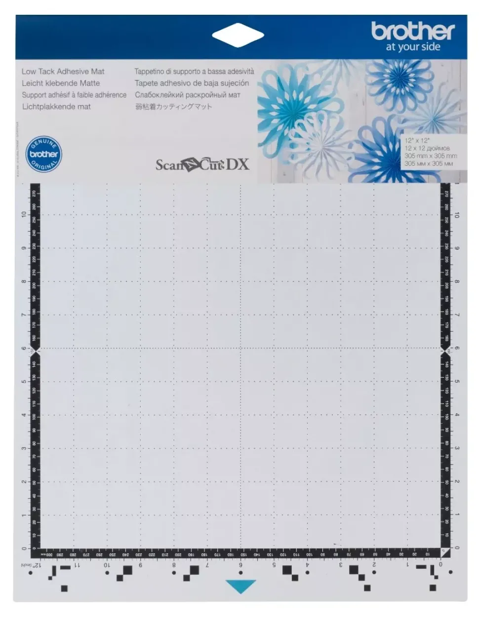 Brother ScanNCut Tapete Adhesivo de Baja Sujeción 30.5x30.5 cm