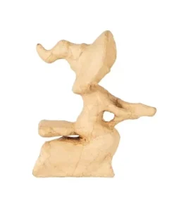 Bruja sobre escoba de papel maché Decopatch