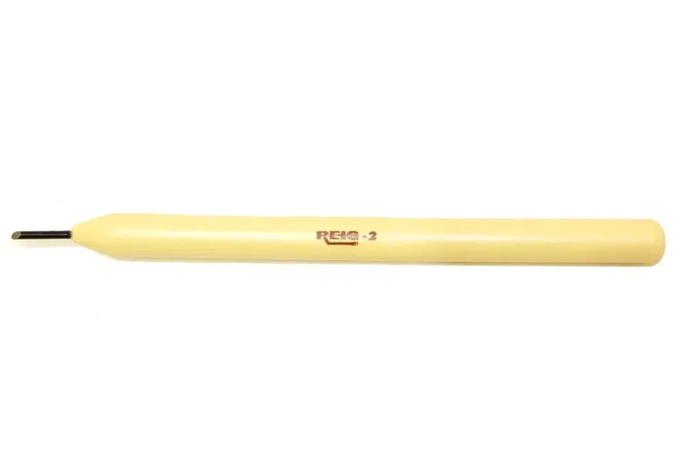 Buril para grabado punta de media caña de diámetro 2mm 190-02