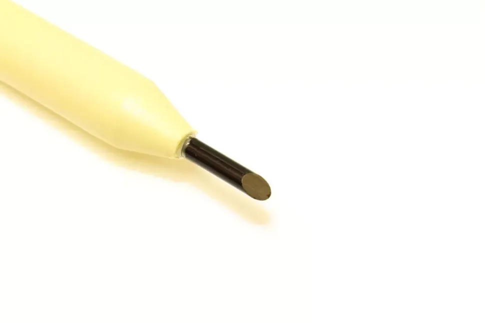 Buril para grabado punta de media caña de diámetro 3mm 190-01